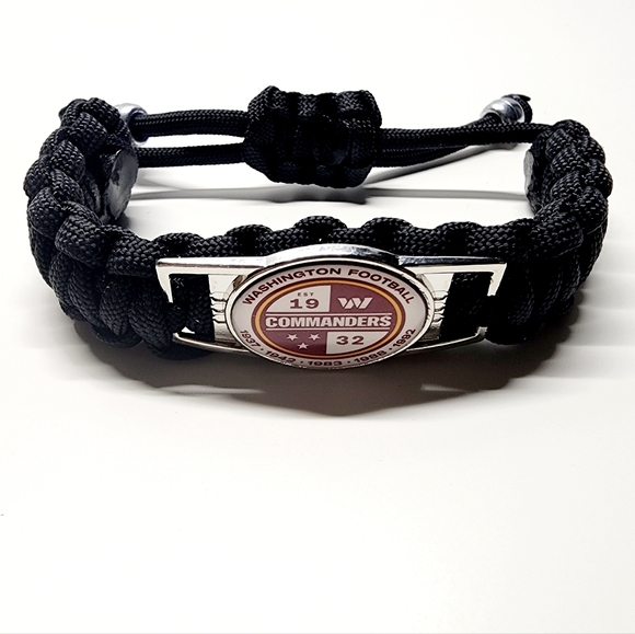 Washington Commanders Adjustable Bracelet Fan Apparel & Souvenirs Football NFL - Picture 1 of 5